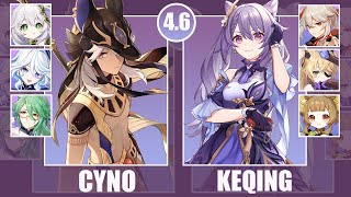 Spiral Abyss 4.6 | Cyno Aggravate & Keqing Aggravate | Genshin Impact