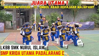 KEREN BANGET !!! JUARA UTAMA 1 😍😍-PASKIBRA-SMP KRIDA UTAMA PADALARANG C-LKBB SMK NURUL ISLAM CIANJUR