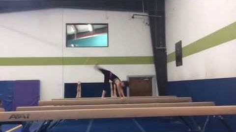 Ashlyn level 9 beam dismount progress