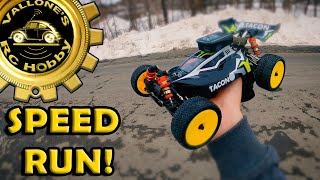 TACON SOAR SPEED RUN - 2s 3s - LC Racing EMB - 1 - WLTOYS 144001 - 1/14th Scale  Brushless Buggy