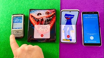 Tecno POP3 vs Samsung Z FOLD3 vs Z FLIP3 vs ASUS p525 Incoming call & Outgoing call
