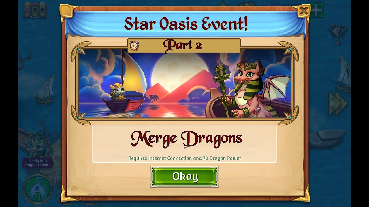 Merge Dragons Star Oasis event part 2 YouTube