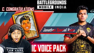 NEW Crate Jonathan Gaming Mythic Voice PACK  TikTok | BEST Moments in PUBG Mobile