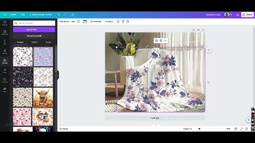 Canva Blanket Mockup Tutorial