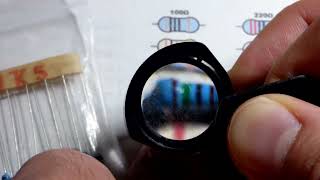 Beginner resistor color code tip while learning electronics