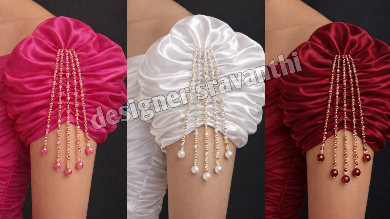 Modern  Blouse Sleeve Design with Perfect Finish