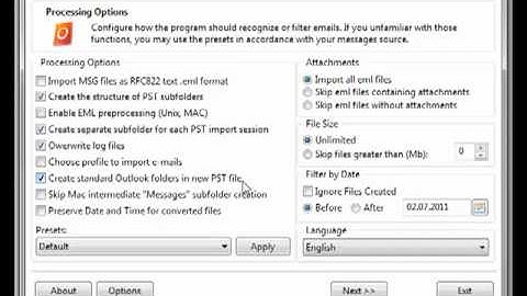Import VCF Contacts into MS Outlook PST File