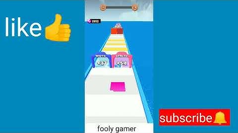 Canvas Run level 11 - 20 covered ( iOS, android game 🎮)