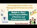 Technological Innovation &amp; Management Entrepreneurship | TIME | Module 3 | Part 1 | VTU | BEC501 | 🔥