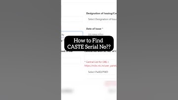 How to Find Caste Serial No for UPSC 2025 Exam in Tamil! #upsc2025notification #upsctamilbyharini