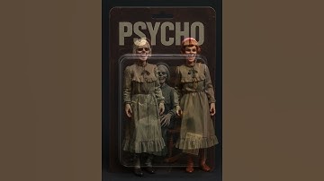 PSYCHO CHAT GPT ACTION FIGURES HORROR AI SHORTS #actionfigure #horror #halloween#shorts  #gemmy