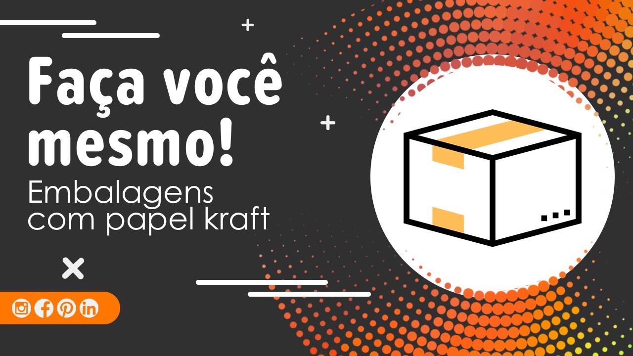 Capa do vídeo Como Fazer Embalagens com Papel Kraft - Faça você Mesmo