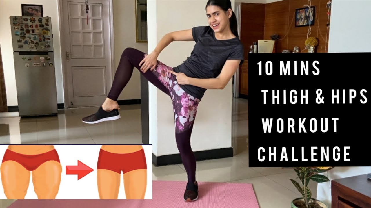HIPS & THIGH workout Challenge YouTube
