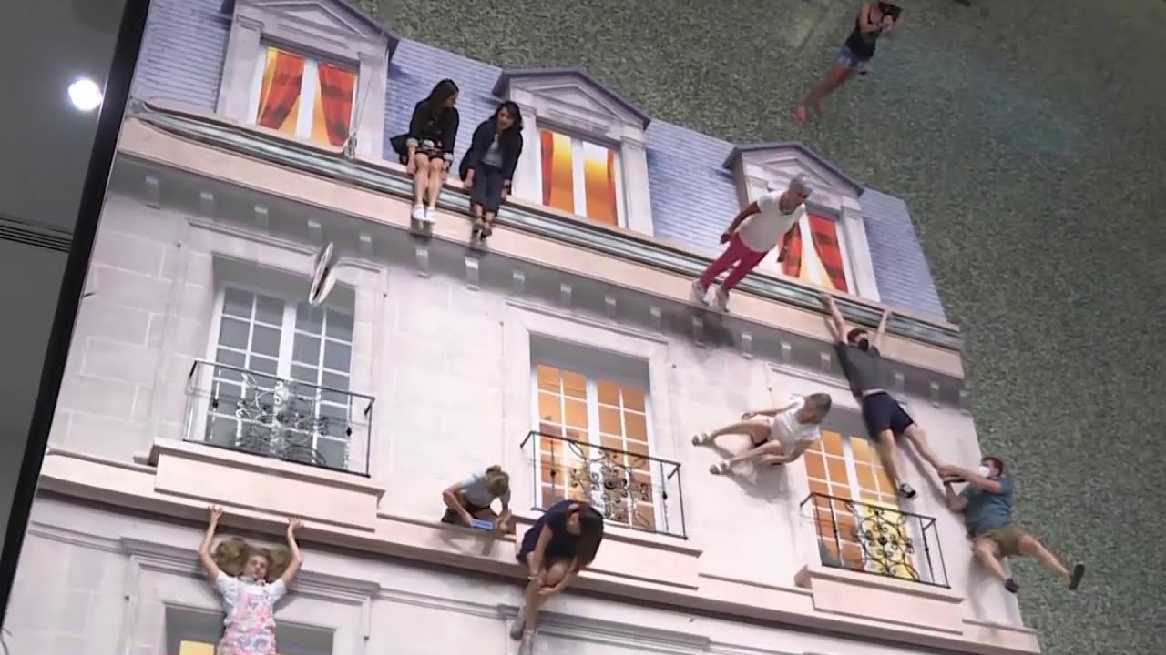 Leandro Erlich ‘Seeing Is Not Believing’ exhibit now on display at the Museum of Fine Arts Houst...