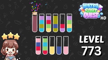 Water Sort Quest Level 773 Solution 🧪