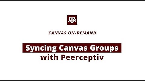 Syncing Canvas Groups with Peerceptiv