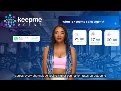 Keepme Antares AI agent handling gym lead communication
