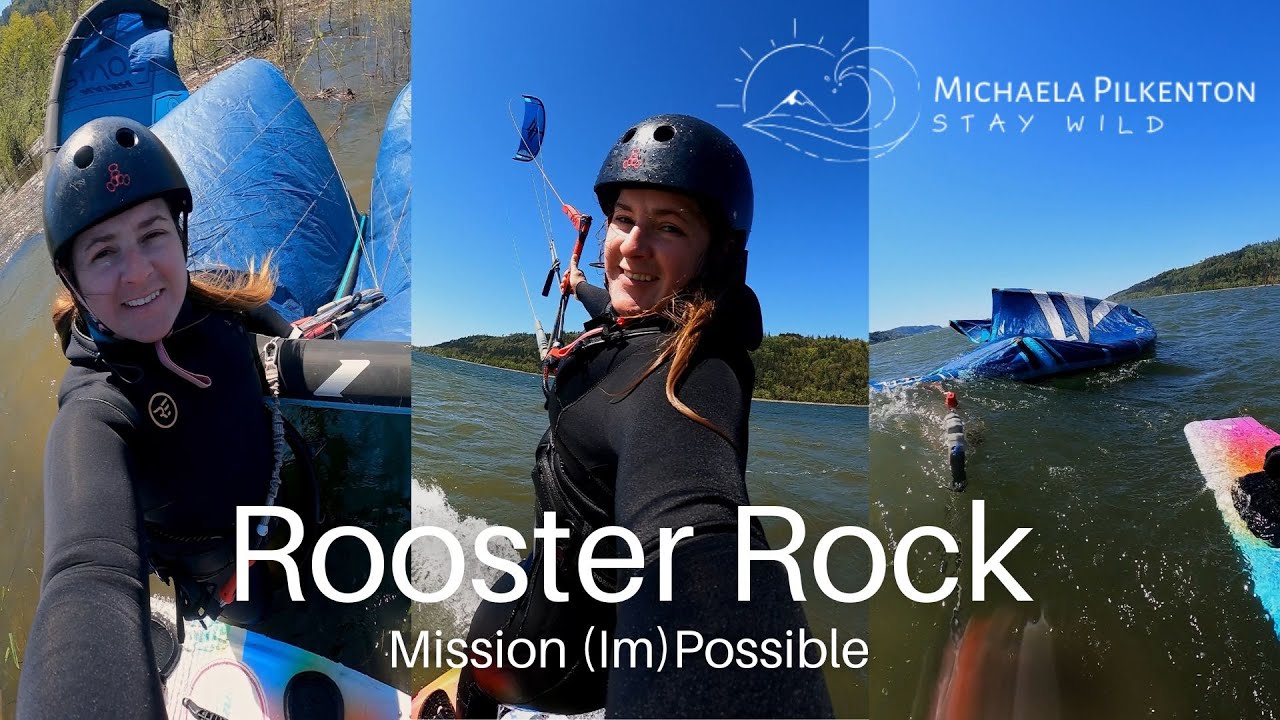 Rooster Rock Mission (Im)Possible - Stay Wild - Looping Lesbian Kiteboarding