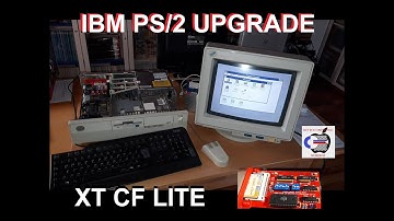 IBM PS2 PS/2 MODEL 30/286 - upgrade con installazione XT CF LITE #ibmps1 #ibmps2 #ibmat #ibmxt #ibm