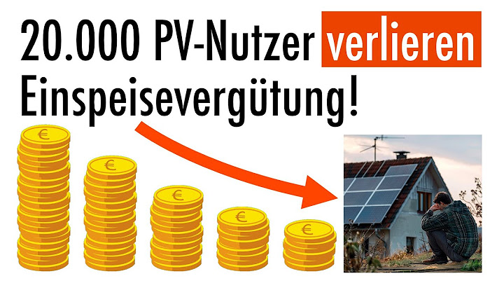 Ist die Einspeisevergütung für PV am Ende?