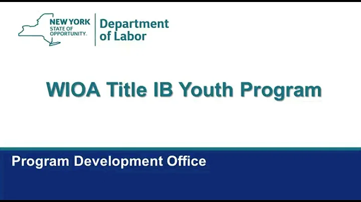 NYSDOL WIOA Youth Program - DayDayNews