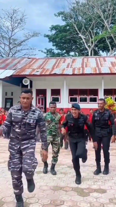 goyang daboy sama-sama antara TNI-POLRI❗❗ #shorts #viral #intel #komando #kopassus