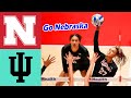 Nebraska vs Indiana Women's College Volleyball 2025