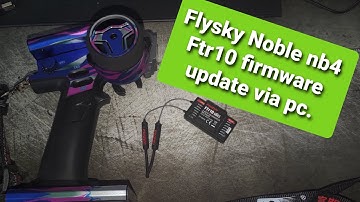 Flysky Noble nb4 FTr10 receiver firmware update from pc. Now works with nb4 2.0.93 update.