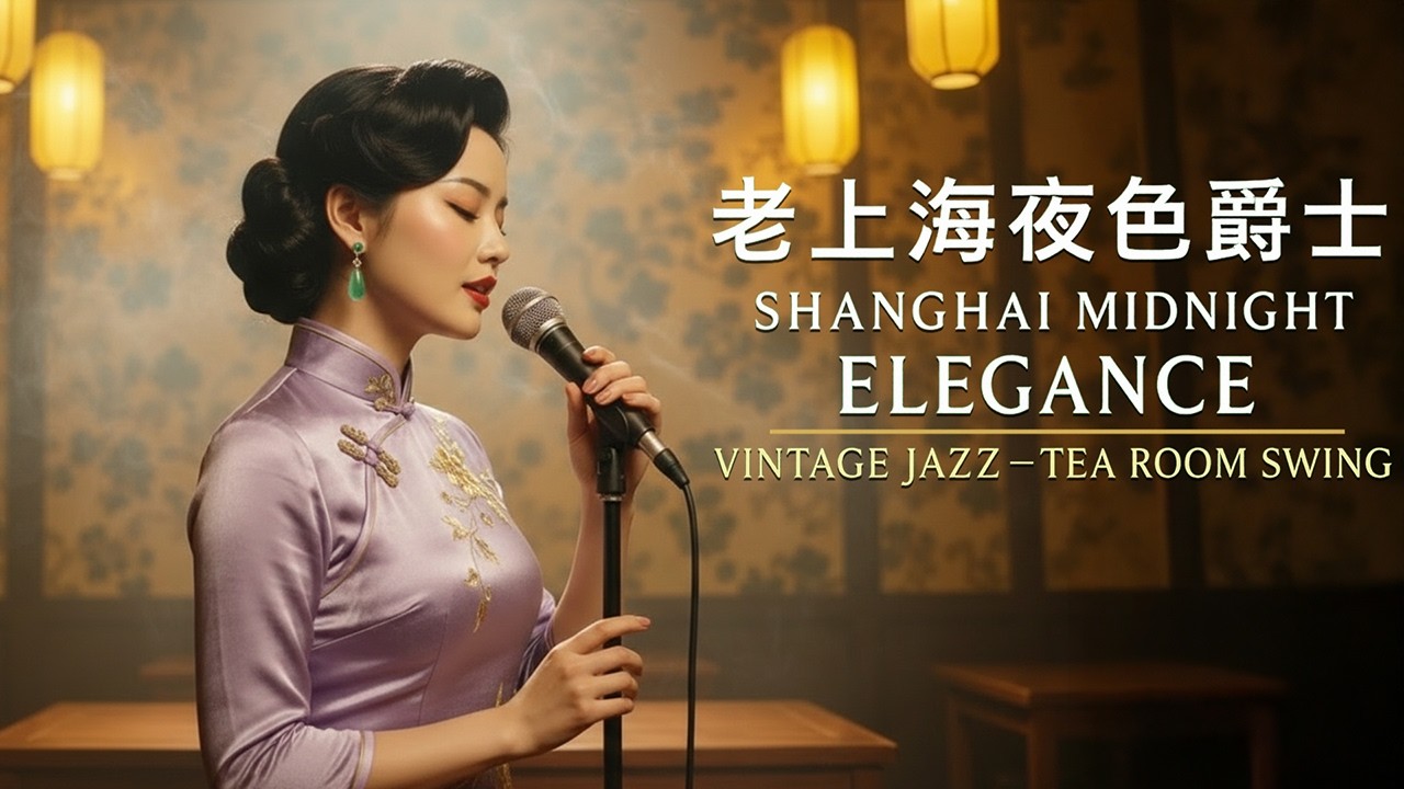 茶樓深處的上海爵士夜曲｜Warm Lounge Jazz for Peaceful Listening
