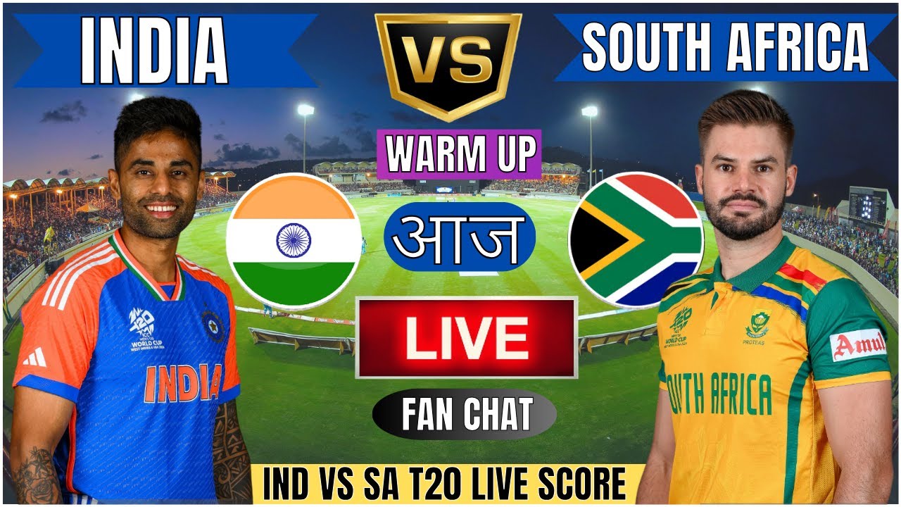 🔴 Live IND Vs SA T20 Match | Live Cricket Match Today| IND vs SA Warm Up Live 1st innings 