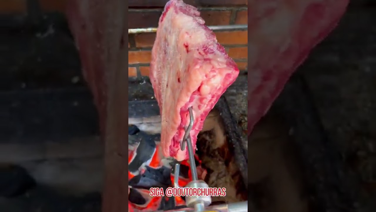 BBQ - Churrasco de costela no espeto giratório (ribs on the rotisserie)  Santa Cruz do Sul RS - Vídeo Dailymotion