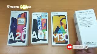 A01 A20S A30S M30S UPCOMING UNBOXING