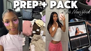 PREP WITH ME FOR NEW YORK | packing   roadtrip   more.