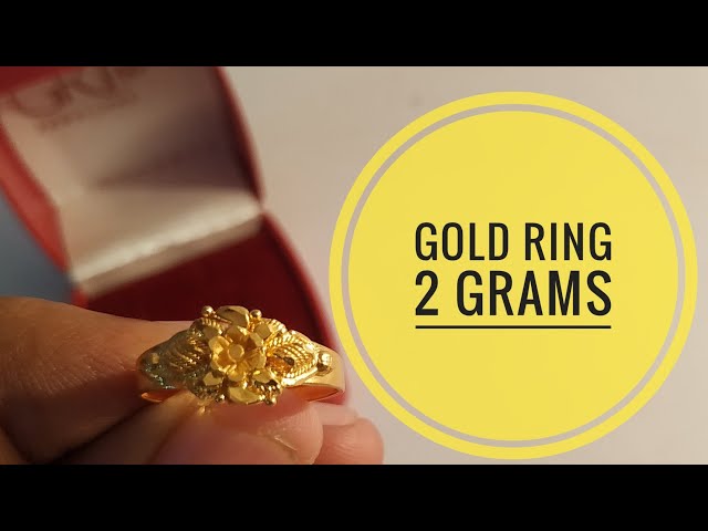 2 Grams Gold Ring - Buy 2 Grams Gold Ring online at Best Prices in India |  Flipkart.com