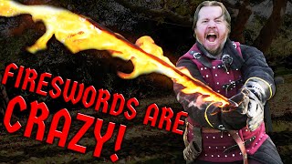 We test REAL FIRESWORDS and they're CRAZY!! | #FUNCTIONALFANDOM