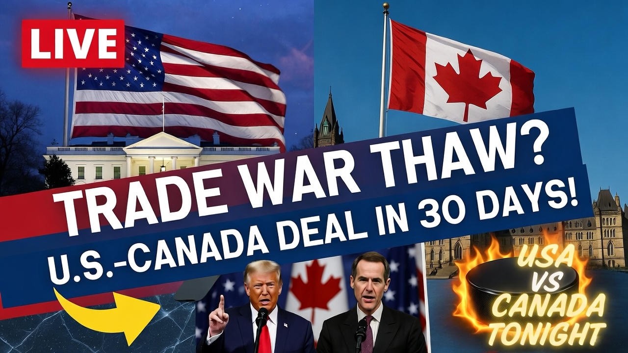 🚨 SHOCKING US-Canada Trade Breakthrough: Tax Reversal, Trump Tariff Fury & Epic Hockey Rivalry