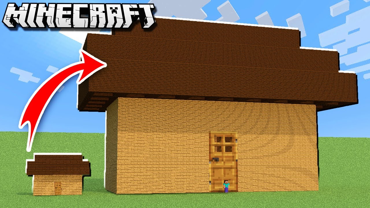 How to make the BIGGEST House in Minecraft! - YouTube