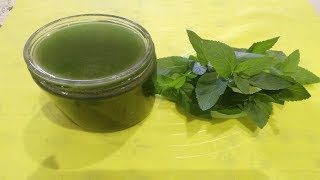 Անանուխի Օշարակ #Սաթենիկից#Сироп из Мелиссы (для мохито) - Mojito (mint) Syrup/Satenik Cooking SHow