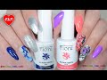 Fiore / Маникюр со стемпингом / Каменная текстура/ Реверсивный стемпинг/stamping nail art