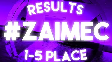 Zaim Editing Competition Results | 1-5 Place #ZaimEC