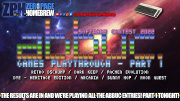 ABBUC Software Contest 2022 Games Playthrough Part 1: Atari 8-Bit Homebrew