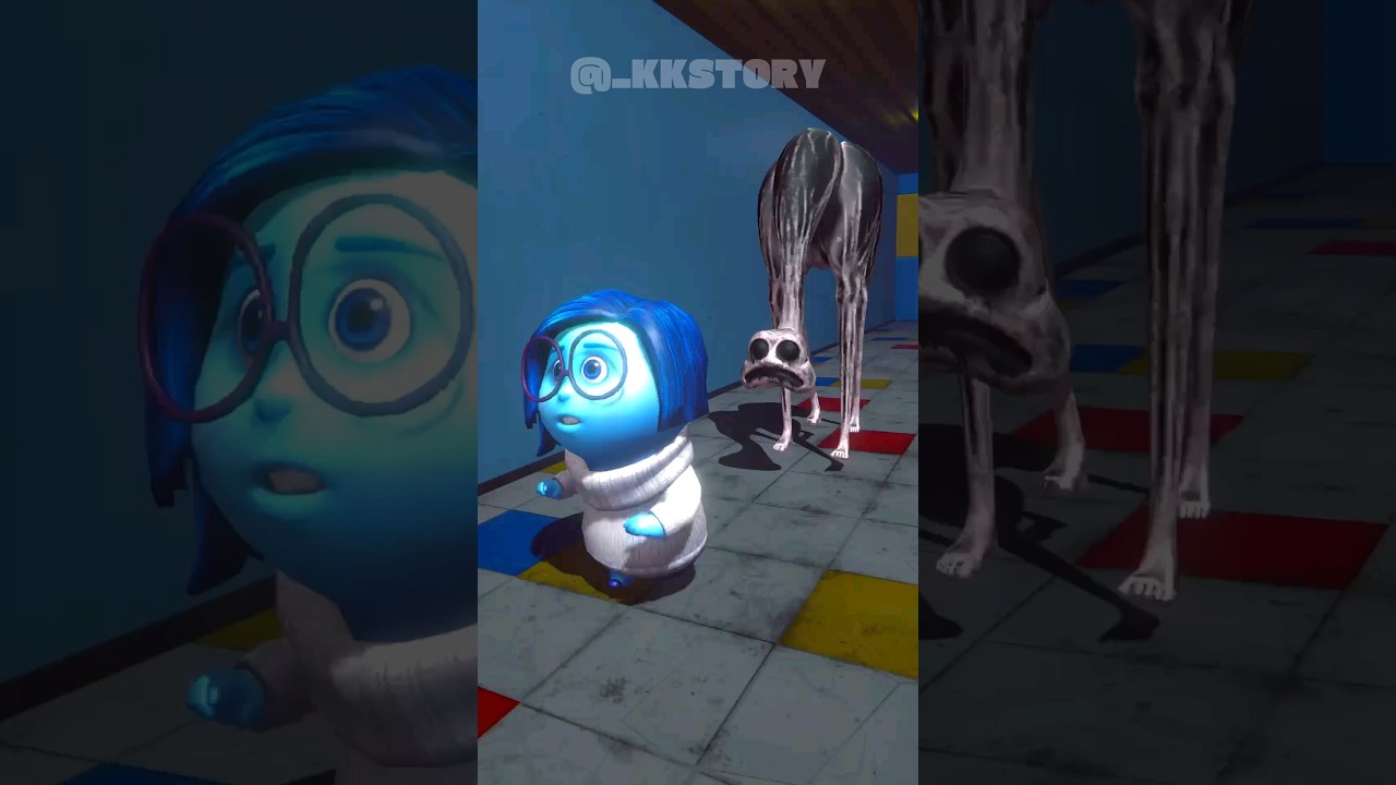 Sadness and Monster Giraffe Chase  | Inside Out & Zoonomaly