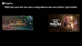 1999 Eski Oyun Star Wars X-Wing Alliance Star Wars Gizli Tehlike
