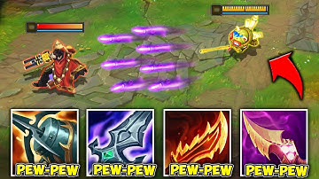 TEEMO WITH ONLY ATTACK SPEED IS 100% HILARIOUS (MINI-GUN TEEMO)