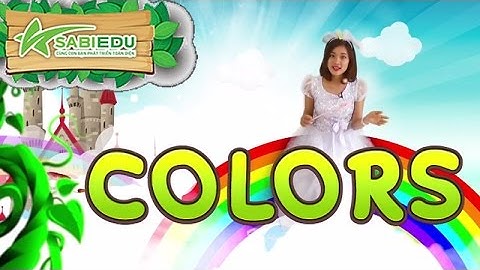 Dạy Tiếng Anh về MÀU SẮC qua thẻ tiếng anh MA THUẬT - Magic English Flashcard Color