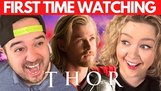 Our FIRST TIME Watching THOR (2011) Movie Reaction