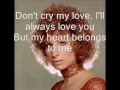 Barbra Streisand My Heart Belongs To Me (with lyrics)