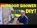 How to Build an Outdoor Shower.