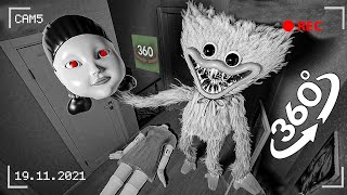 VR 360° Poppy Playtime Huggy Wuggy found the Killer Doll and did it ...😱 / 360 Video