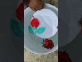 Rose 🌹 and hibiscus 🌺 flower floating in water #viral #shortvideos #trending